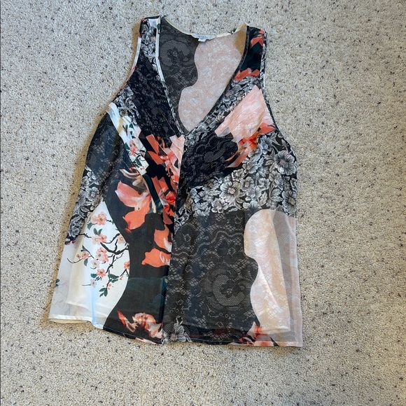 Guess Multicolor Floral Tank Top - Picture 1 of 1